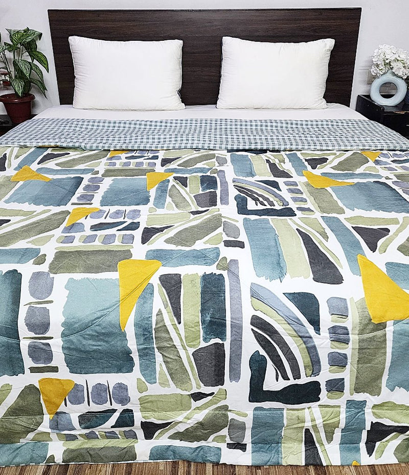 Abstract Print Double Comforter