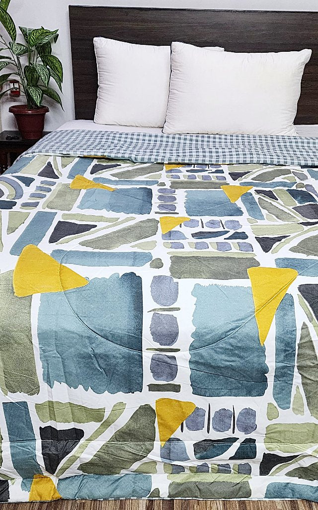 Abstract Print Double Comforter