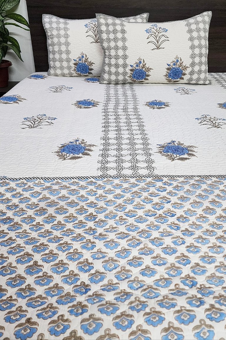 The Ultimate   - Hand Blocked Quilted Bedcover