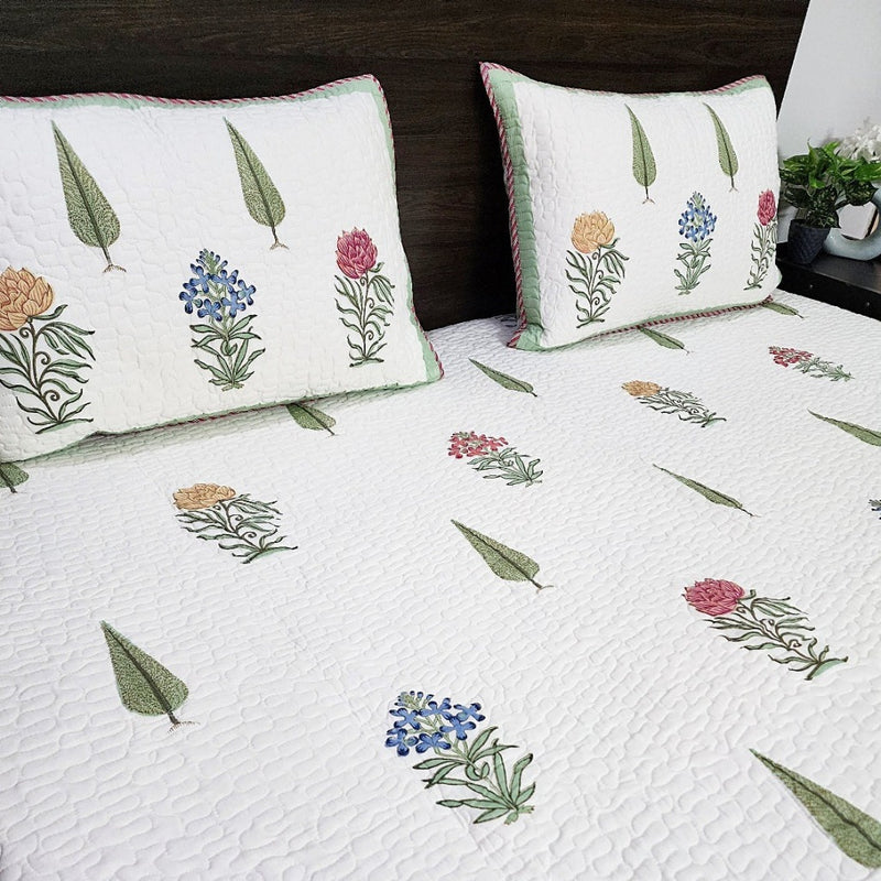 The Ultimate Love - Hand Blocked Quilted Bedcover