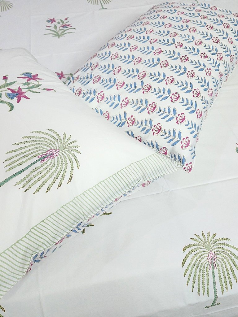 Percale Jaipuri Block Print Sheet