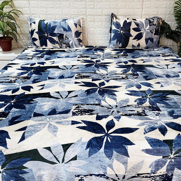 Leaf Pattern Warm Bedsheet