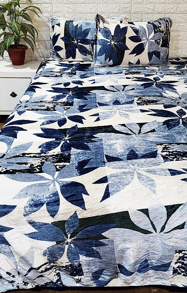 Leaf Pattern Warm Bedsheet