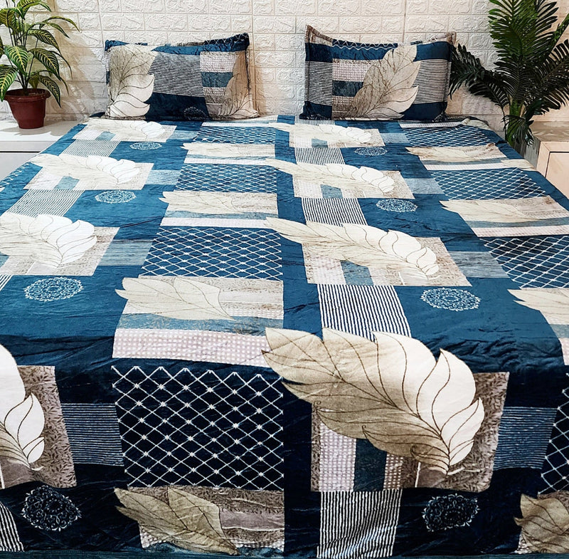 Calming Blue Warm Bedsheet