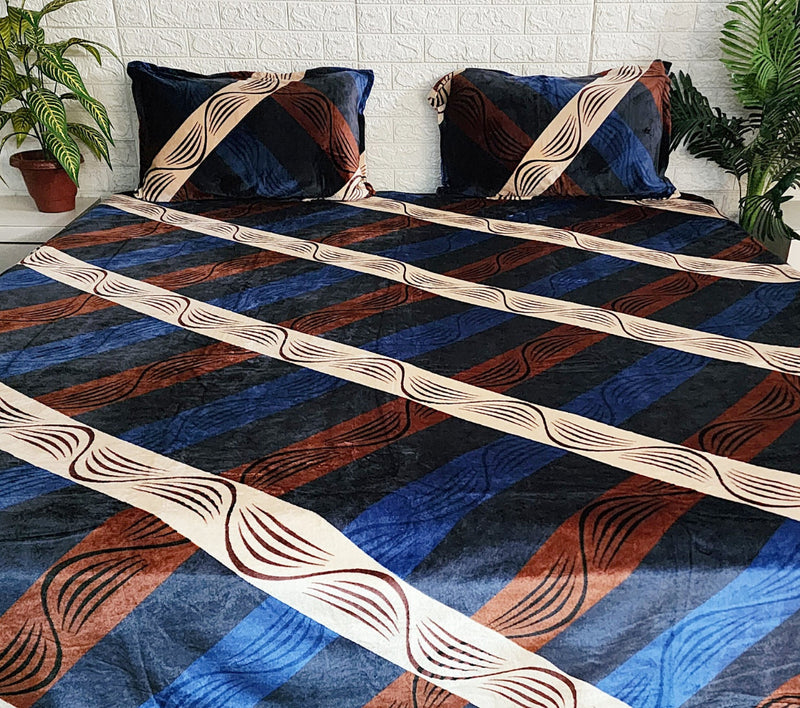 Stylish Print Warm Bedsheet