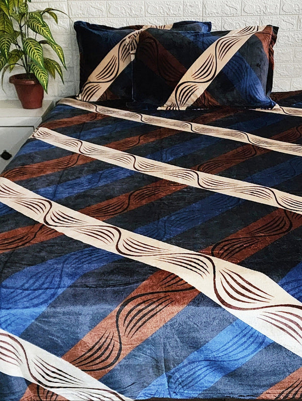 Stylish Print Warm Bedsheet