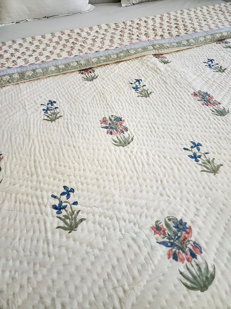 Subtle and Elegant - Double Hand Blocked Quilt