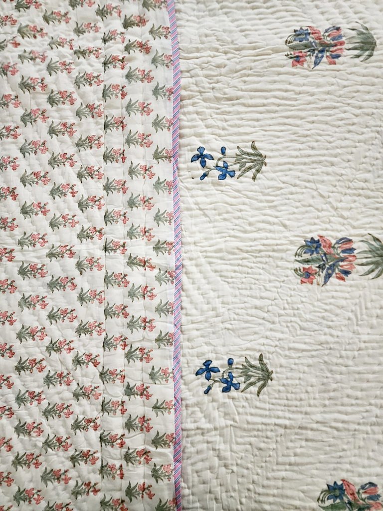 Subtle and Elegant - Double Hand Blocked Quilt