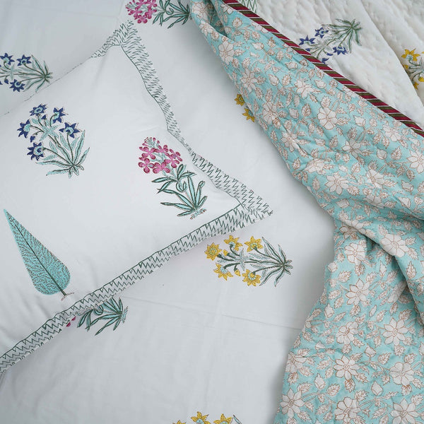 Bedding Set with Razai: The Print Block